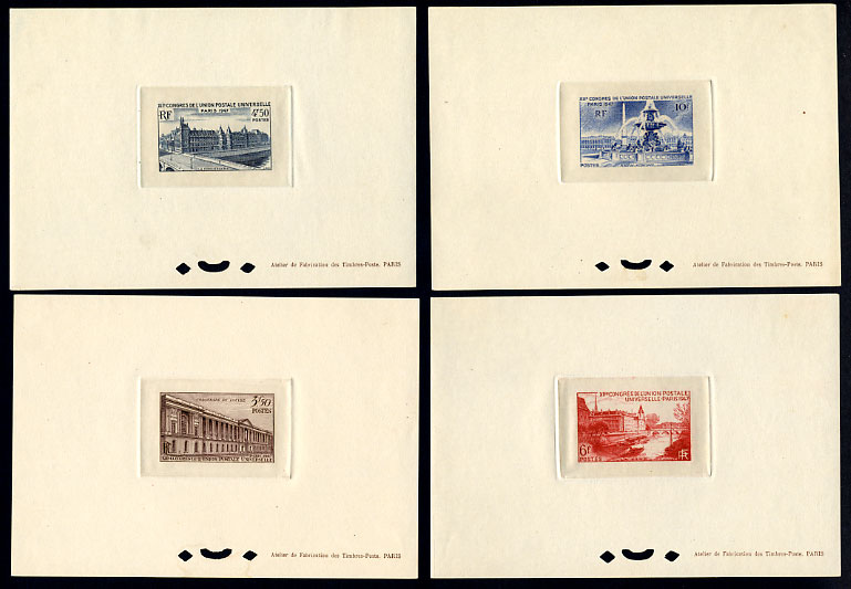 France_1947_Yvert_780-81-82-83-Scott_581-82-83-84