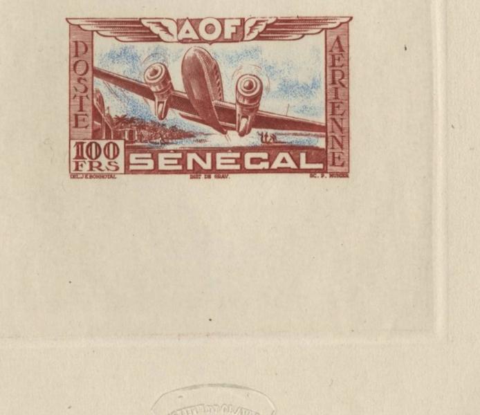 Senegal_1942_Yvert_PA30-Scott_C25_detail_a