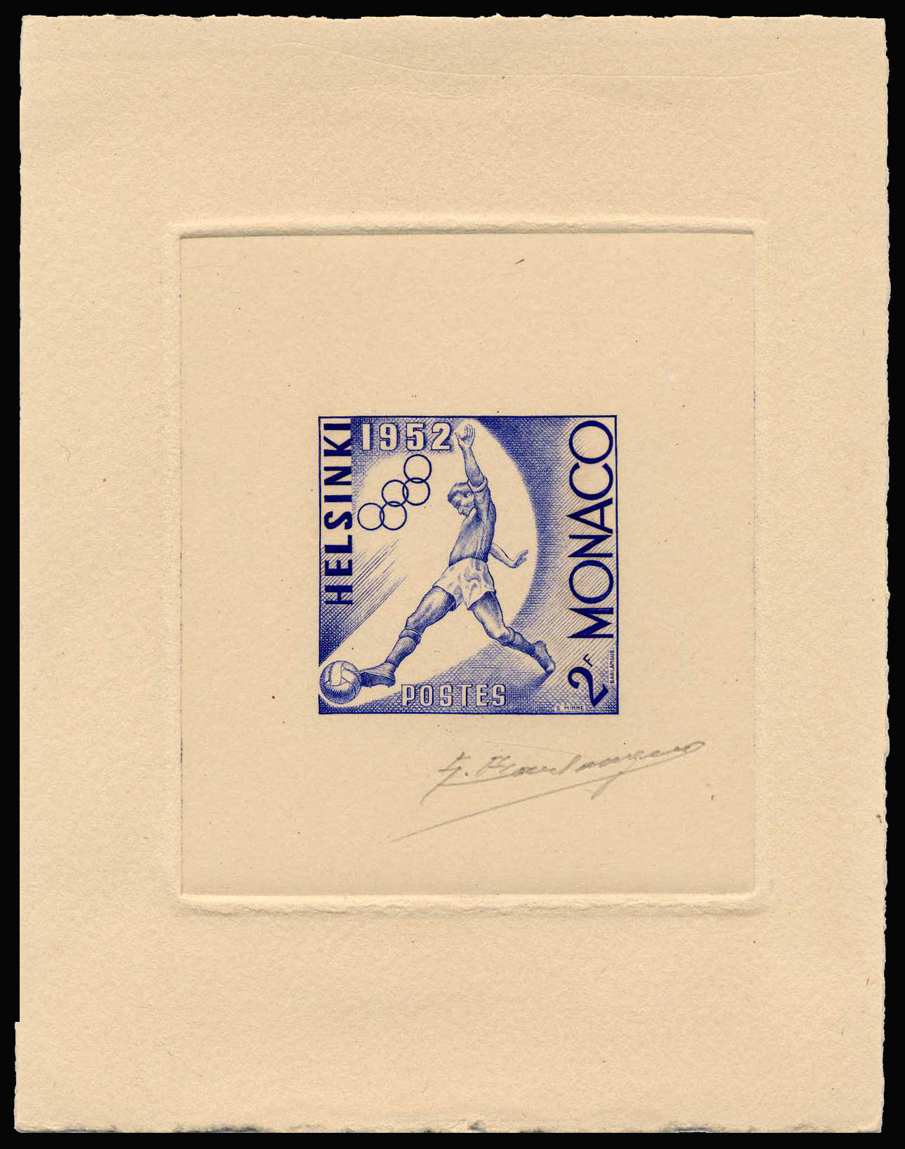 Monaco_1953_Yvert_387-Scott_296_blue_b
