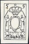 Monaco_1954_Yvert_411-Scott_318_black_typo_c
