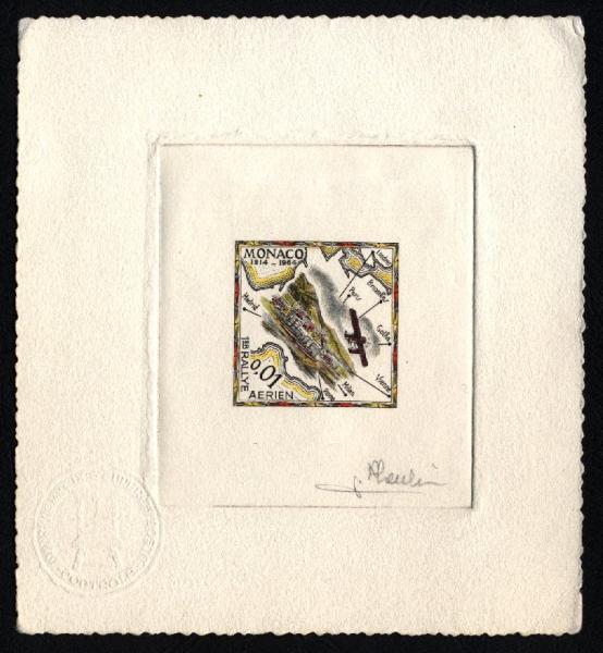 Monaco_1964_Yvert_637-Scott_565_hand_multicolor_aa