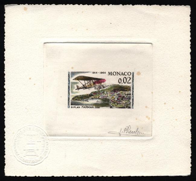 Monaco_1964_Yvert_638-Scott_566_hand_multicolor
