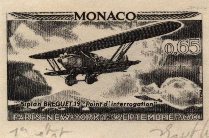 Monaco_1964_Yvert_649-Scott_577_1er_etat_black_a_detail