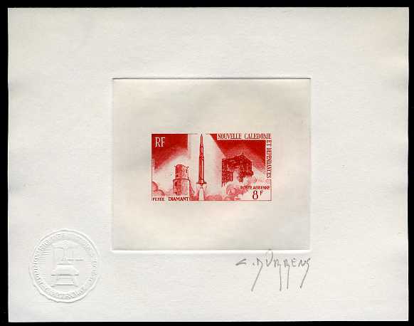 N_Caledonia_1966_Yvert_PA84-Scott_C44_red-orange