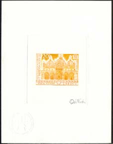 N_Caledonia_1972_Yvert_PA127-Scott_C88_yellow-orange