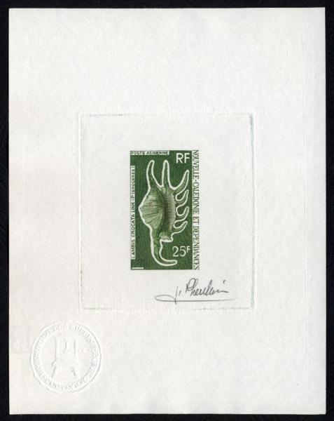 N_Caledonia_1972_Yvert_PA129-Scott_C89_olive-green_aa