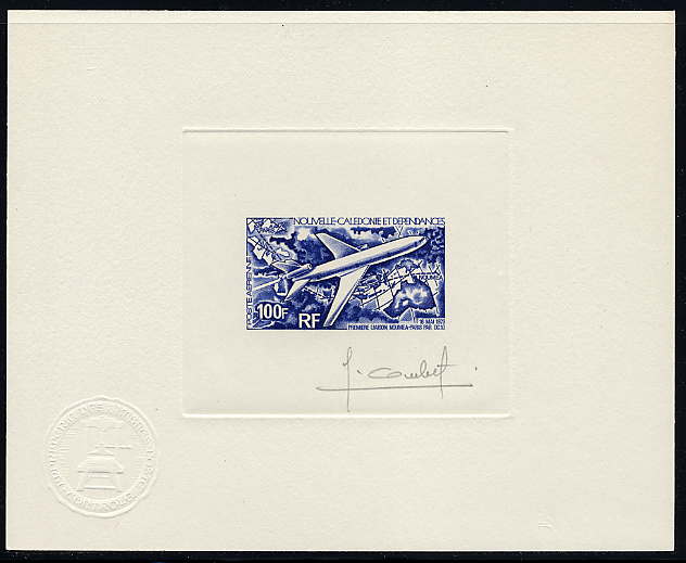 N_Caledonia_1973_Yvert_PA144-Scott_C104_blue