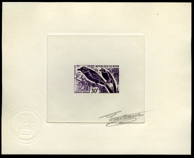 Niger_1967_Yvert_192-Scott_186_dark-violet
