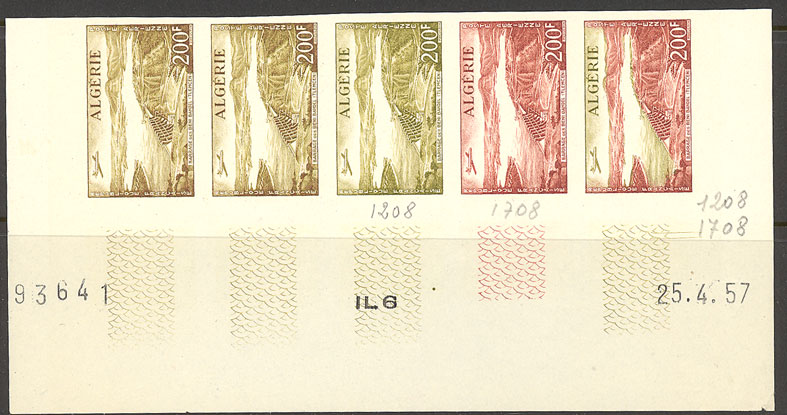 Algeria_1957_Yvert_PA14-Scott_C12_five_a