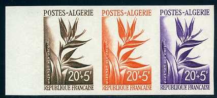 Algeria_1958_Yvert_351-Scott_B95_three