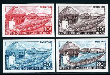 Benin_1978_Yvert_Taxe_52-Scott_J49_different_colors