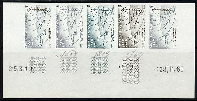 Comores_1960_Yvert_18-Scott_47_five_a