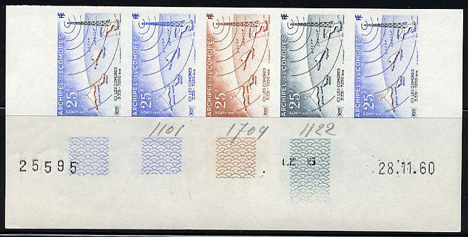 Comores_1960_Yvert_18-Scott_47_five_b