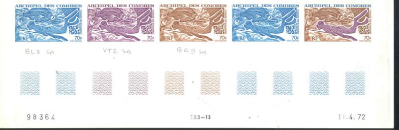 Comores_1972_Yvert_PA44-Scott_C44_five_b