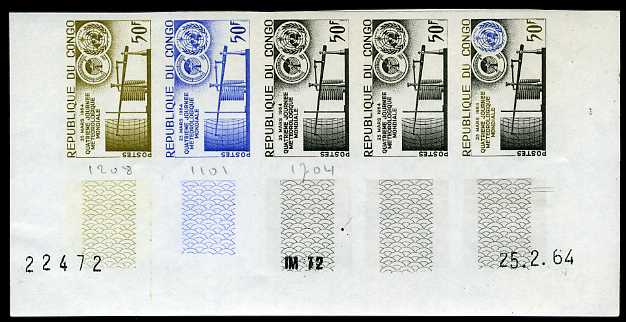 Congo_1964_Yvert_159-Scott_111_five_b