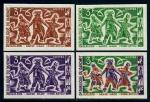 Dahomey_1964_Yvert_206-Scott_186_different_colors