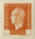 France_1945_Yvert_682-Scott_etat_yellow-brown