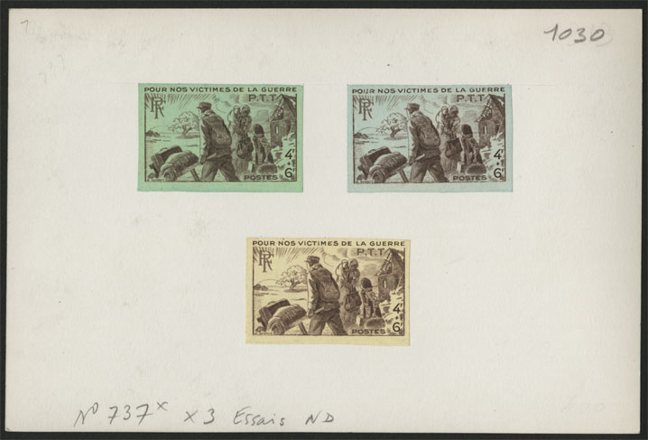 France_1945_Yvert_737-Scott_different_colors