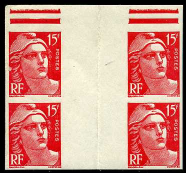 France_1948_Yvert_813-Scott_602_typo_four