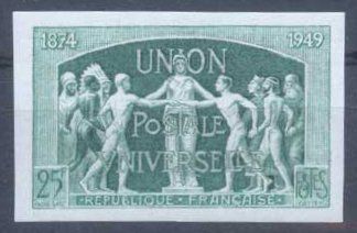 France_1949_Yvert_852-Scott_636_green-grey