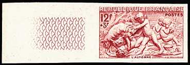 France_1949_Yvert_861-Scott_B245_red-brown