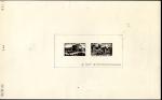 France_1950_Yvert_873_+_878-Scott_640_+_643_full_sheet_of_black_Collective_Deluxe_Proof