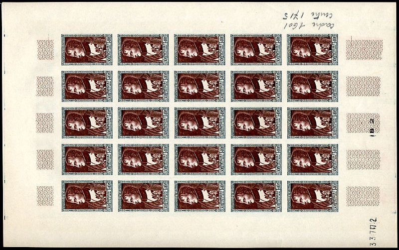France_1951_Yvert_896-Scott_B263_full_sheet