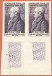 France_1954_Yvert_969-Scott_B284_pair_l
