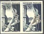 France_1954_Yvert_973-Scott_714_pair