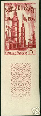 France_1954_Yvert_975-Scott_716_red-brown