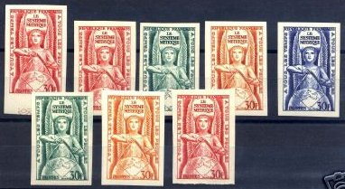 France_1954_Yvert_998-Scott_732_different_colors_b