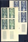 France_1954_Yvert_998-Scott_732_four_different_colors