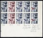 France_1955_Yvert_1018-Scott_B293_ten