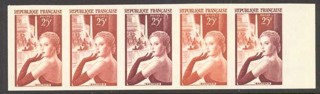 France_1955_Yvert_1020-Scott_764_five