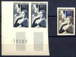 France_1955_Yvert_1020-Scott_764_pair