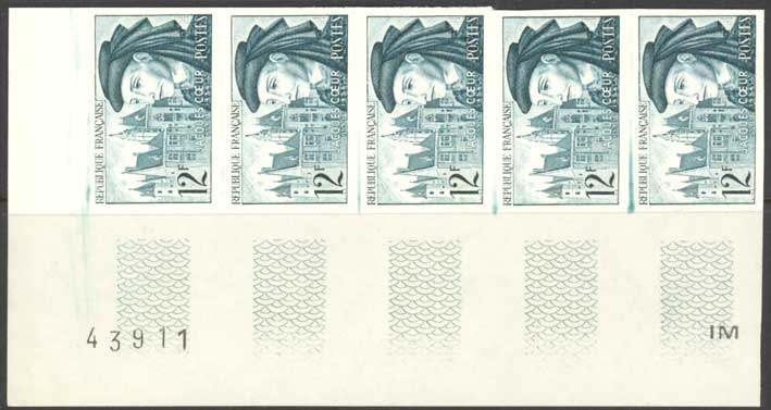 France_1955_Yvert_1034-Scott_772_five