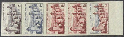 France_1955_Yvert_1039-Scott_777_five_b