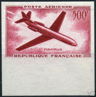 France_1956_Yvert_PA36-Scott_C35_dark-red