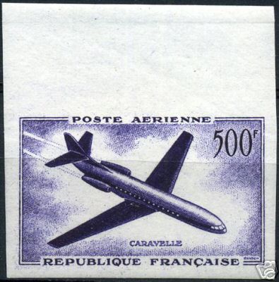 France_1956_Yvert_PA36-Scott_C35_violet_a