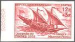 France_1957_Yvert_1093-Scott_B311_red-brown