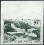 France_1957_Yvert_PA35-Scott_C34_dark-green