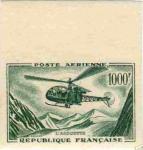 France_1957_Yvert_PA37-Scott_C36_green