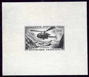 France_1957_Yvert_PA37-Scott_C36_single_black