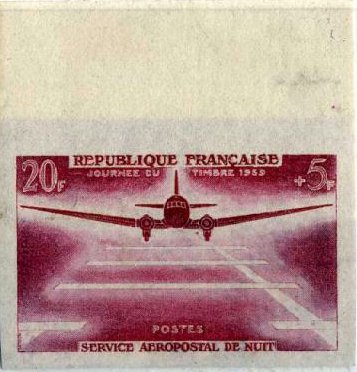 France_1959_Yvert_1196-Scott_B329_lilac