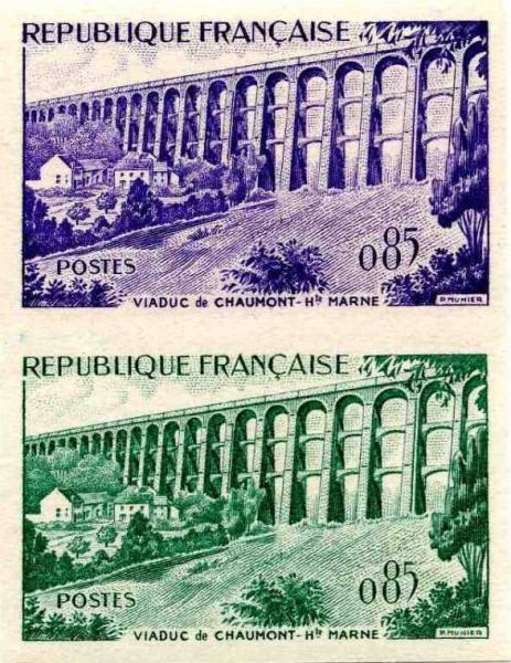 France_1960_Yvert_1240-Scott_948_pair