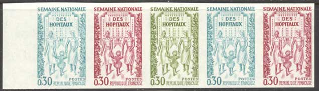 France_1962_Yvert_1339-Scott_1033_five