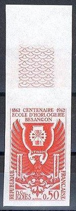 France_1962_Yvert_1342-Scott_1123_red