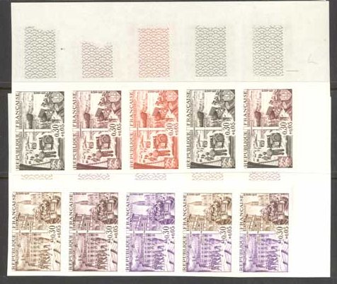 France_1964_Yvert_1409-10-Scott_B379-80_five