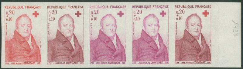 France_1964_Yvert_1433-Scott_B384_five