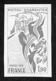 France_1975_Yvert_1851-Scott_1444_grey